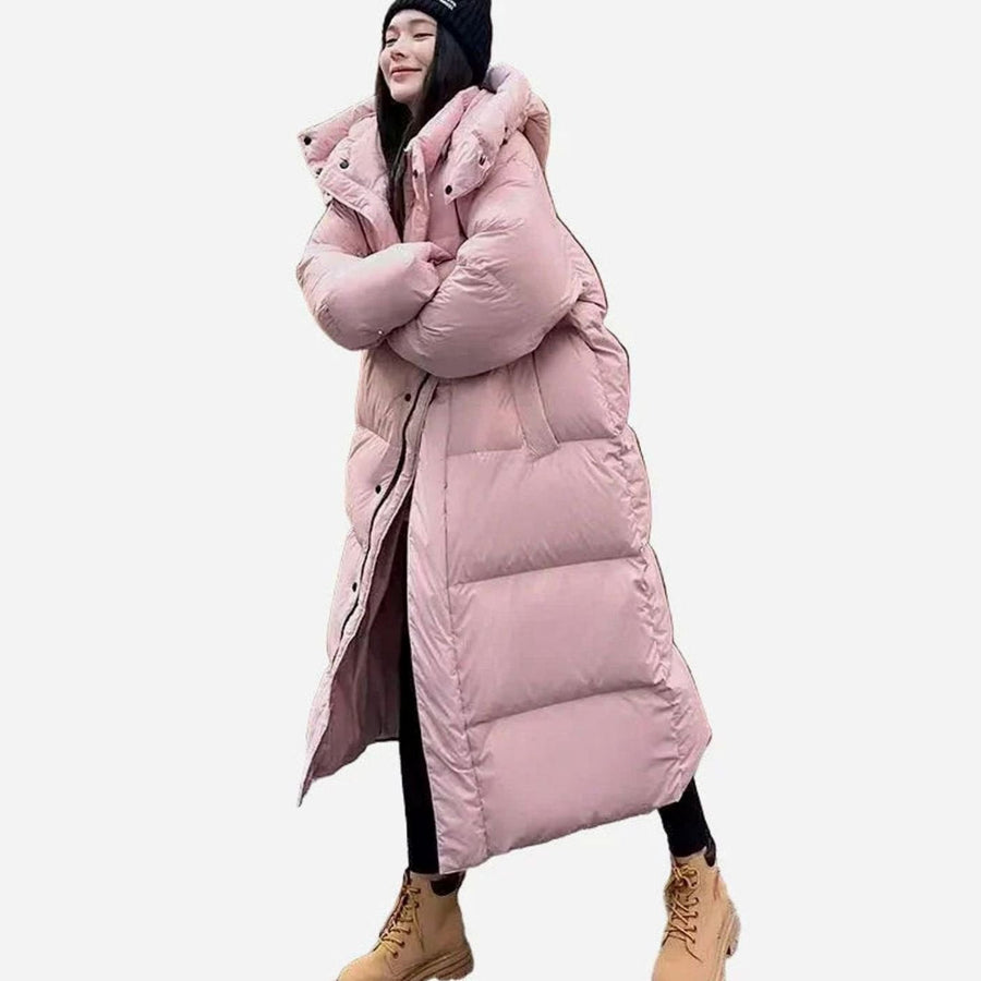 Liesel | Women's Puffer Coat Hooded Oversized Quilted Warm Winter Zip-Up