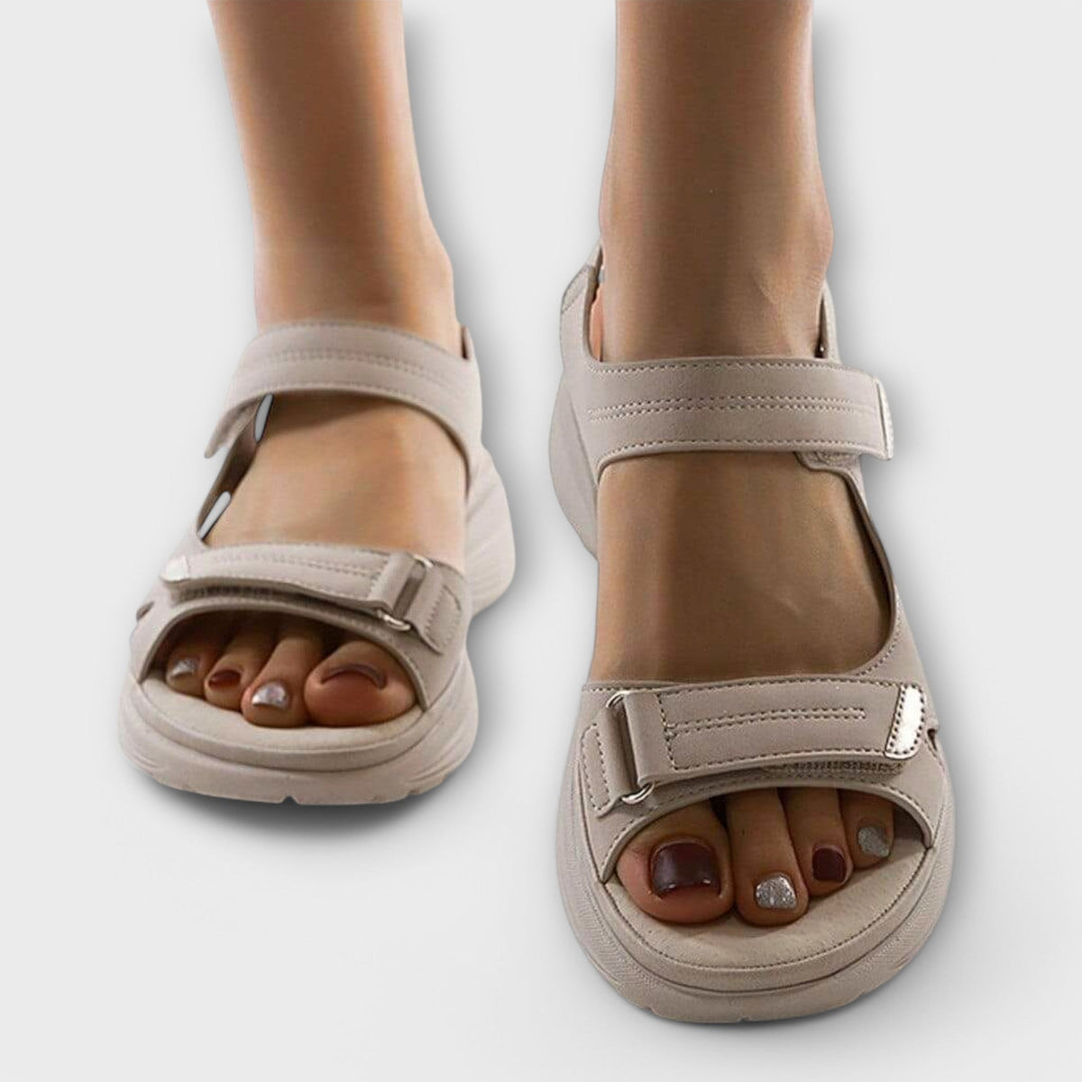 Christine Brewer Nally orthopedic sandals for women with bunions, featuring cushioned comfort and supportive design.