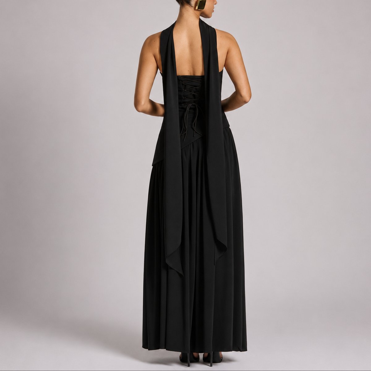 Carmen | Wedding Guest Dress Maxi Dress Women Strapless Open Back Side Slit Cocktail Formal