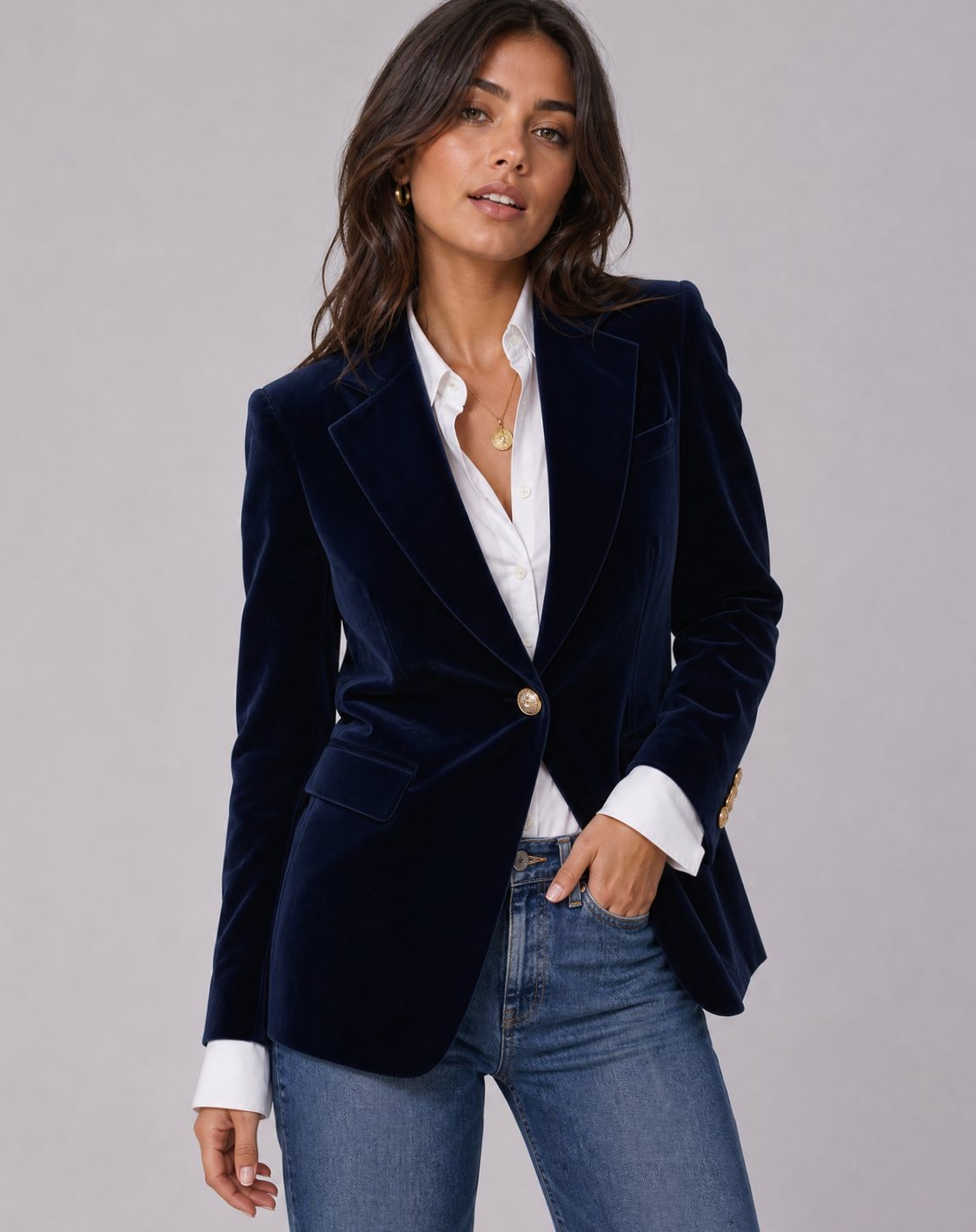 Ursula | Velvet Blazer for Women