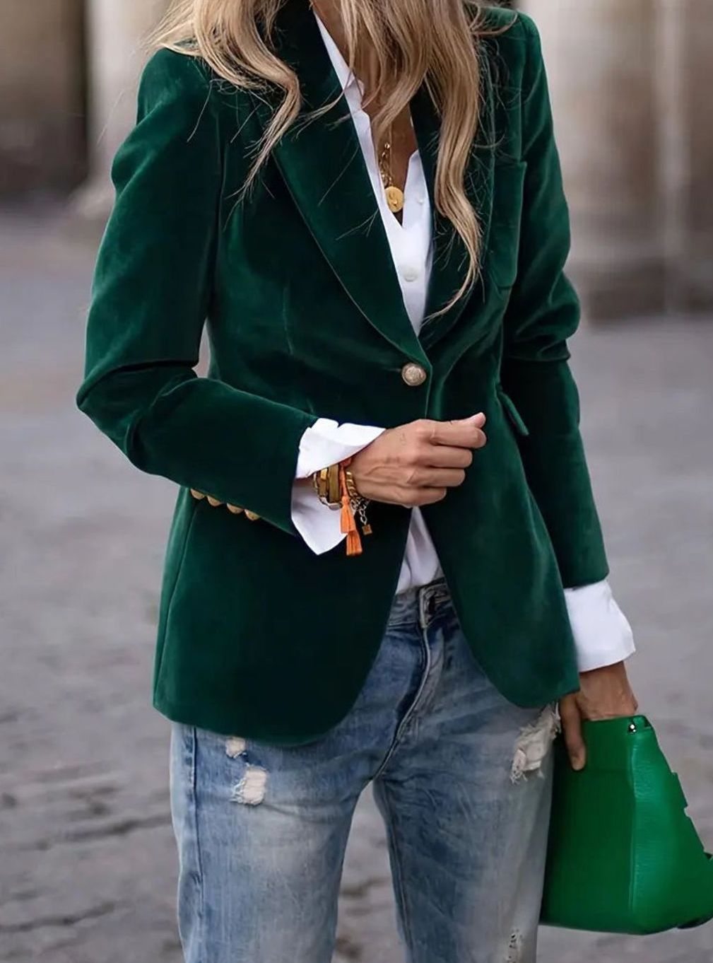 Ursula | Velvet Blazer for Women
