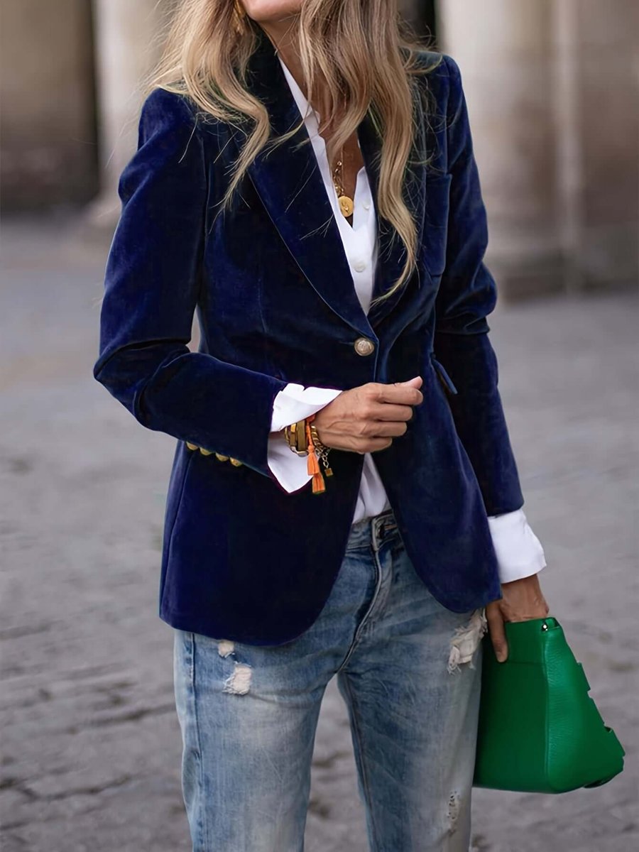 Tilda | Velvet Blazer for Women