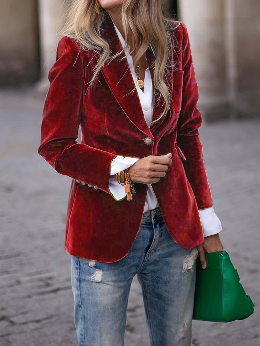 Tilda | Velvet Blazer for Women